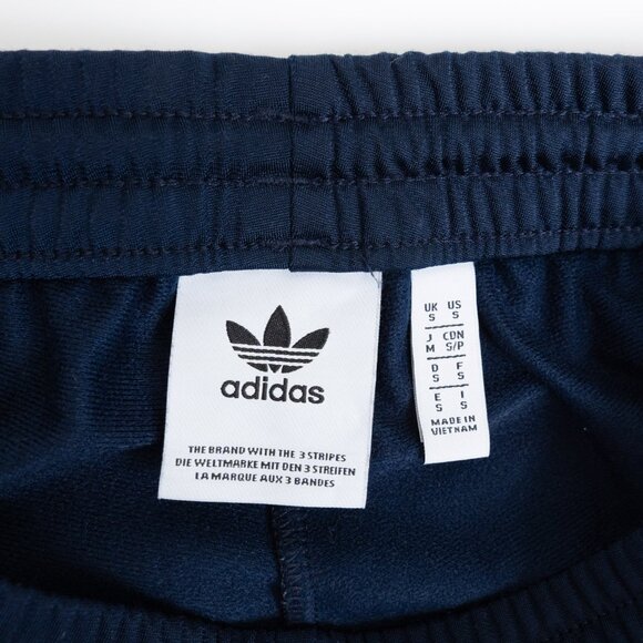 Adidas Originals Adibreak Track Pants Blue White Stripe Snap Retro Small - Picture 5 of 13